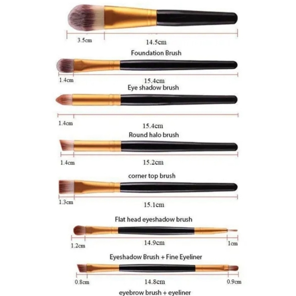 NWT Profesional 20 Piece Makeup Brush - Picture 3 of 7